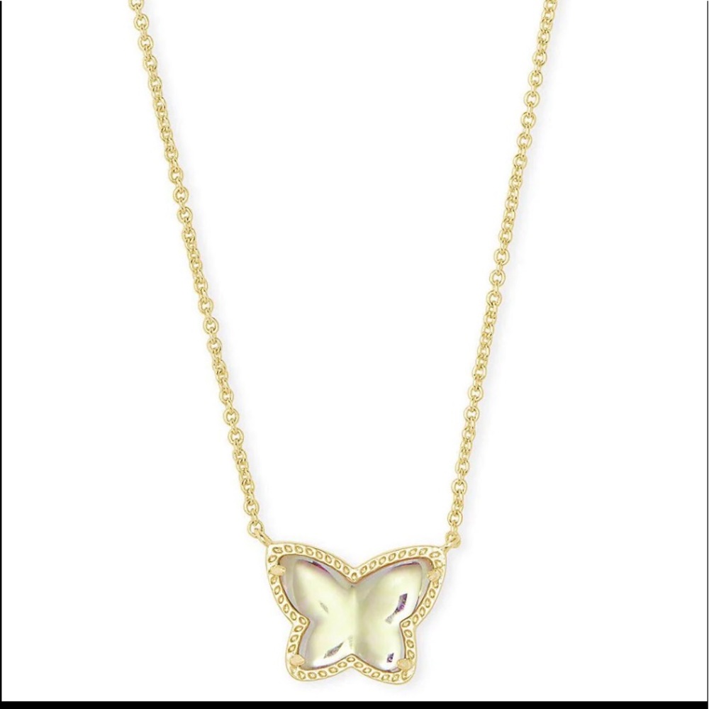 NWT Kendra Scott Butterfly Pendant Necklace